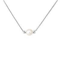 Halskette Nihama Dame in Weißgold Perla ND0931O4FBBI080